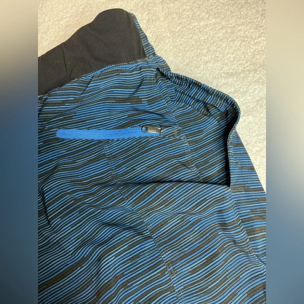 Men’s Lululemon Athletica Dynamic Blue and Black Athletic Shorts size L - Picture 6 of 7